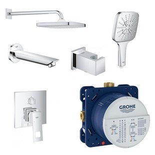 Душевая система скрытого монтажа Grohe Eurocube c Tempesta Cube 250 (26415SC6) 26415SC6 фото