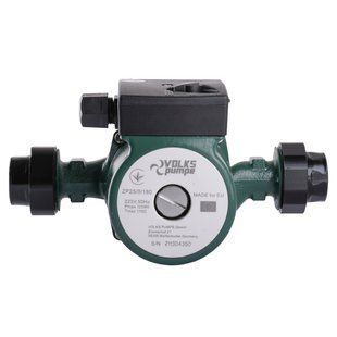 Насос циркуляционный VOLKS pumpe ZP25/8 180мм + гайки 22197gser фото