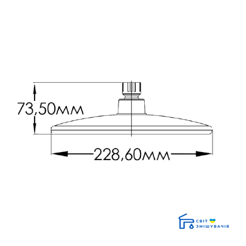 Верхний душ MIXXEN Джой MXAQ0173-GN MXAQ0173-GN фото