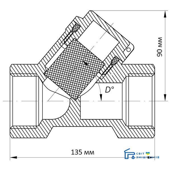 Фільтр грубої очистки 2" KOER KR.F01 (KR2871) KR2871 фото