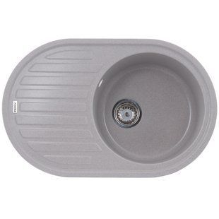 Мийка кухонна ZERIX ZS-7750R-07 Мармурова (ZX4558) ZX4558 фото