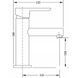 Монокран для раковини Globus Lux SUS-002M 15054gser фото 2