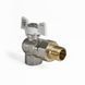 Кран із американкою 1/2" (KOER KR.228.W) кутовий білий (KR0099) KR0099 фото 6