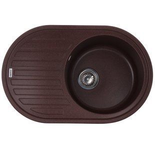 Мийка кухонна ZERIX ZS-7750R-12 Коричнева (ZX4560) ZX4560 фото
