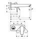 Змішувач для раковини Hansgrohe Talis E (71734670) 71734670 фото 2