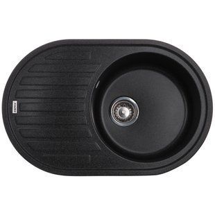 Мийка кухонна ZERIX ZS-7750R-13 Графитная (ZX4561) ZX4561 фото