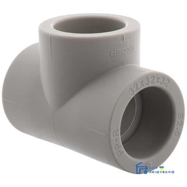 Тройник 32 PPR KOER K0009.PRO (KP0012) KP0012 фото Тройник 32 PPR KOER K0009.PRO (KP0012) KP0012 фото