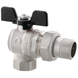 Кран з американкою Roho R106-100B - 1" кутовий (RO0115) RO0115 фото 3