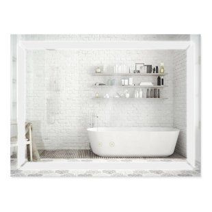 Зеркало Qtap Mideya с антизапотеванием (DC-B605) 800х600 QT2078B605W SD00042593 SD00042593 фото