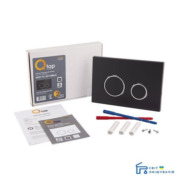 Панель змиву для унітазу Qtap (Чехія) Nest PL M11MBLA SD00038780 фото