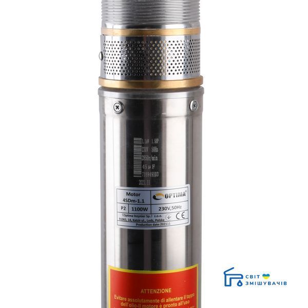 Насос скважинный с повышенной уст-тью к песку OPTIMA 4SDm3/15 1,1 кВт 109м + пульт+кабель 60м NEW 23193gser фото