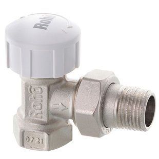 Кран радиаторный термостатический Roho R5150-050 - 1/2" (М30х1,5) (угловой) (RO0122) RO0122 фото
