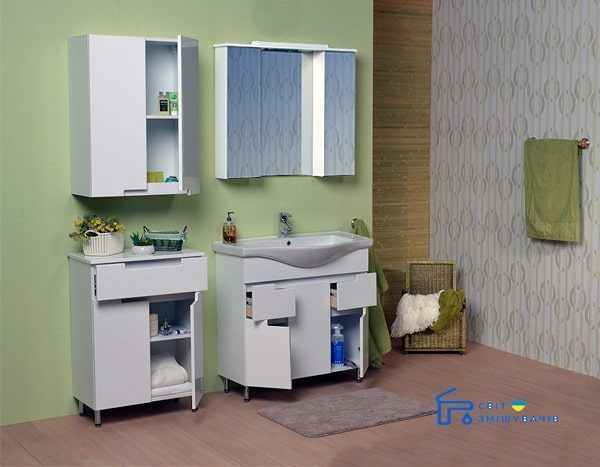 Шкаф 60 см навесной Тетрис Ш-60 в ванную Мойдодыр moidodir70902371 фото