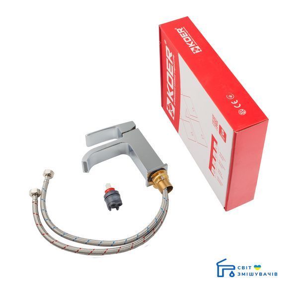 Змішувач для умивальника Koer KB-10037-01 (Колір хром) (KR5998) KR5998 фото