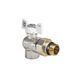 Кран з американкою 1/2" "антипротечка" (KOER KR.228.W-Gi) кутовий білий (KR0195) KR0195 фото 1