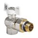 Кран з американкою 1/2" "антипротечка" (KOER KR.228.W-Gi) кутовий білий (KR0195) KR0195 фото 2