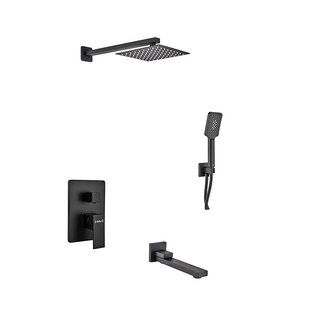 Вбудована душова система Haiba Kubus 009 (Inner) Black (HB3949) HB3949 фото