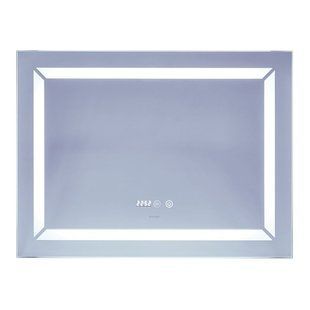 Зеркало Mixxus Light MR01-80x60 (часы, LED-подсветка, антизапотевание) (MI5998) MI5998 фото