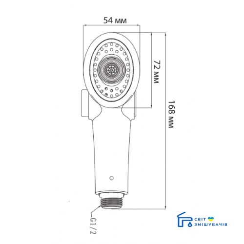Ручная лейка для кухни MIXXEN Огаста MXGN0501 MXGN0501 фото