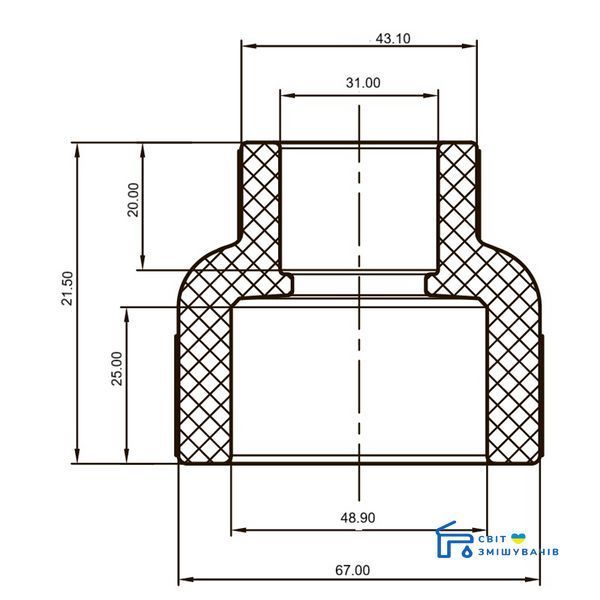 Редуктор зчеплення VW 50x32 PPR KOER K0037.PRO (KP0045) KP0045 фото