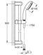 Комплект для душа, хром Grohe Eurosmart New (123576) 123576 фото 8