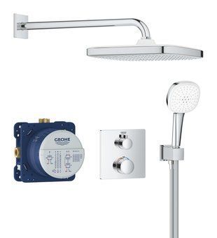 Душевая система скрытого монтажа с термостатом Grohe Grohtherm (34871000) 34871000 фото