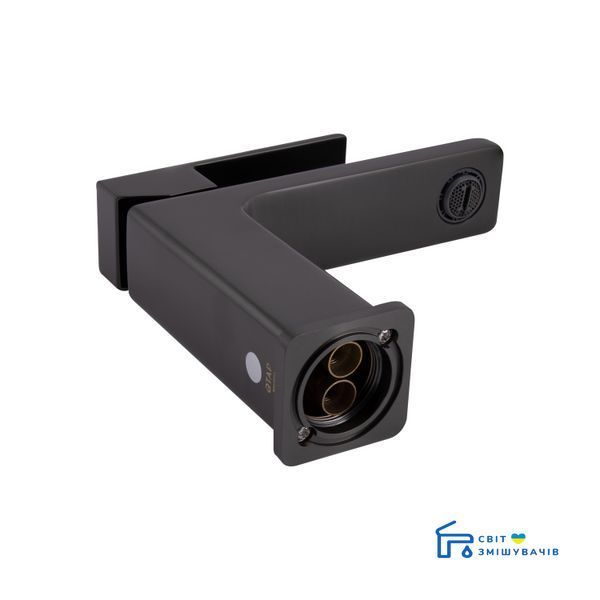 Змішувач для раковини Qtap Gemini QTGEM270GMB45676 Gunmetal Black PVD SD00051800 фото