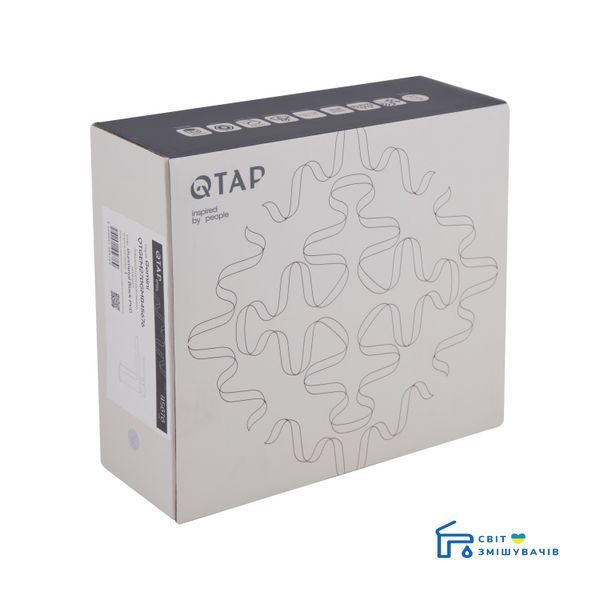 Змішувач для раковини Qtap Gemini QTGEM270GMB45676 Gunmetal Black PVD SD00051800 фото