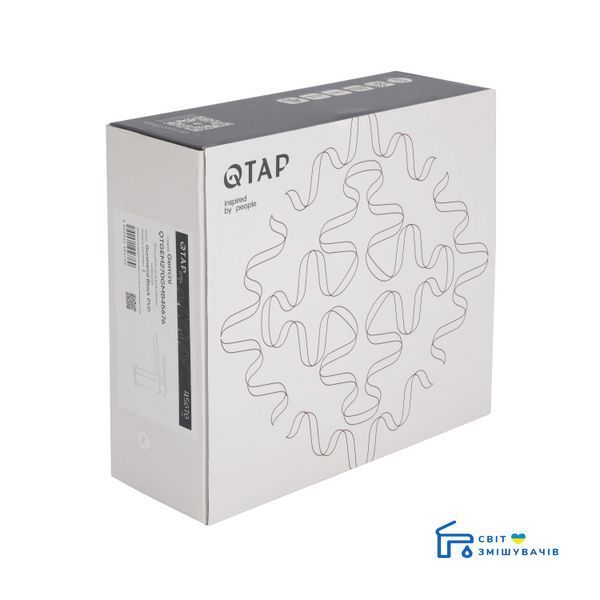 Змішувач для раковини Qtap Gemini QTGEM270GMB45676 Gunmetal Black PVD SD00051800 фото