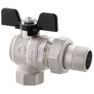 Кран с американкой Roho R106-075B - 3/4" угловой (RO0114) RO0114 фото