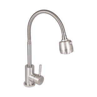 Смеситель для кухни Lidz Aria 015F41 с гибким изливом (k35) LDARI015F41NKS45306 Nickel SD00051430 фото