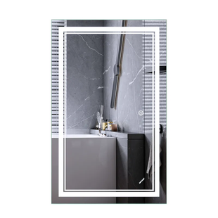 Зеркало Mixxus Premium QUADRO MR20-50x80-Reverse с Led Touch, Anti-fog, димером, регулятором яркост MP6620 фото