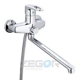 Смеситель для ванны ZEGOR (TROYA) Z65-NVL-А180 NVL-А180 фото