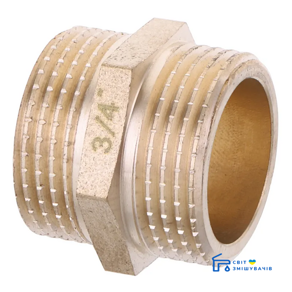 Ниппель 3/4" "KOER WM.N08.WN БЕЗ НИКЕЛЯ (KR2991) KR2991 фото