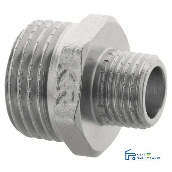 Ниппель редукционный 1/4"x1/2" KOER KF.N0206 (KF0038) KF0038 фото