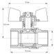 Кран шаровый KOER 1" ГШБ (KR.218) (KR0028) KR0028 фото 6