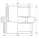 Ниппель редукционный 1/4"x1/2" KOER KF.N0206 (KF0038) KF0038 фото 6