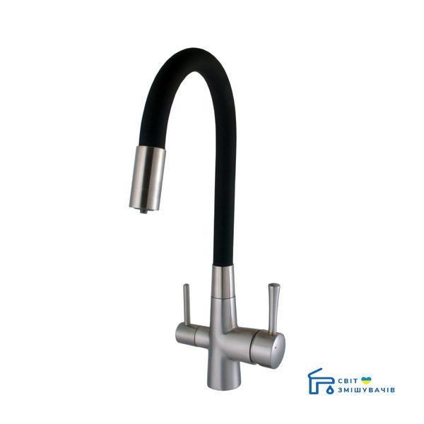 Смеситель для кухни под осмос Globus Lux GLLR-0903-8-StSteel 22997gser фото