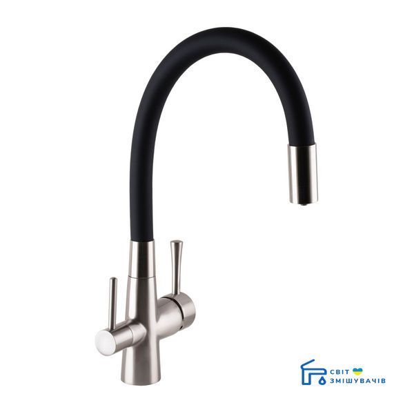 Смеситель для кухни под осмос Globus Lux GLLR-0903-8-StSteel 22997gser фото
