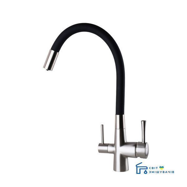 Смеситель для кухни под осмос Globus Lux GLLR-0903-8-StSteel 22997gser фото