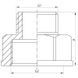 Перехідник (конектор) 3/4"x1-1/2" KOER KF.A0816 (KF0055) KF0055 фото 5