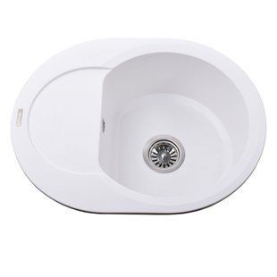 Гранітне миття Globus Lux MORAINE білий 600х470мм-А0007 7555gser фото