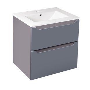 Тумба подвесная с умывальником Qtap Scorpio QT1472TPВ6023060CG SD00045092 фото