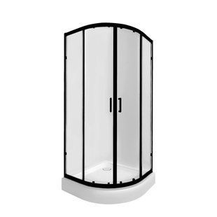 Набор Qtap душевая кабина Taurus BLA1099AC6 Clear 2020x900x900 мм + поддон Robin 309912C 90x90x12 см с сифоном SD00048944 фото