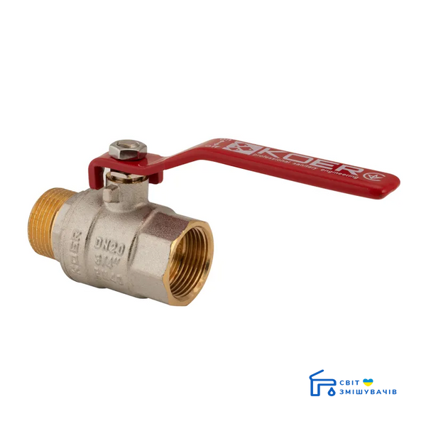 Кран шаровый KOER 3/4" ГШР (KR.215) (KR0044) KR0044 фото