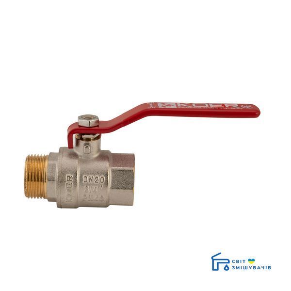 Кран шаровый KOER 3/4" ГШР (KR.215) (KR0044) KR0044 фото