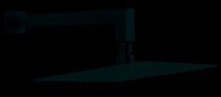 Утримувач з верхнім душем Ferro NPT14BL NPT14BL фото