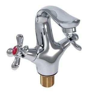 F10731-B (H731) Смеситель для умывальника буксовый литой гусак гайка FRAP 1/10 F10731-B фото