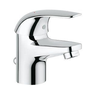 Смеситель для раковины Grohe Euroeco S-Size 23262000 с донным клапаном CV032437 фото