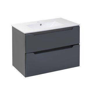 Тумба подвесная с умывальником Qtap Scorpio QT1472TPВ8023080CG SD00044574 фото